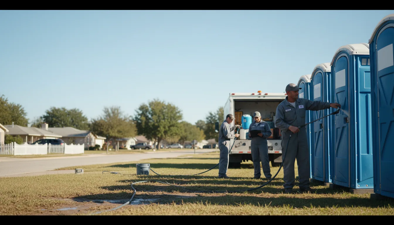 Long-Term Portable Toilet Rental in Bangs, TX near me